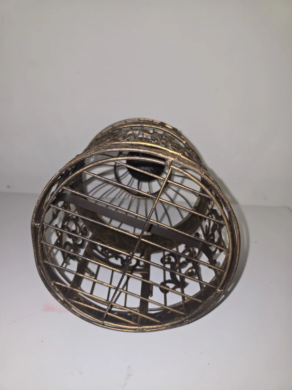 Decorative Bronze Birdcage Accent - Home Accents
